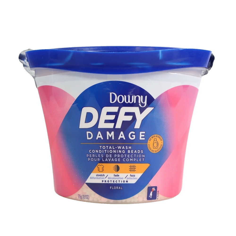 Downy Defy Damage Total-Wash Fabric Conditioning Beads, Fabric Softener, 18.1 oz
